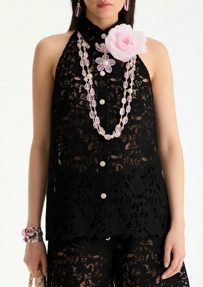 
Кружево Шанель с логотипом